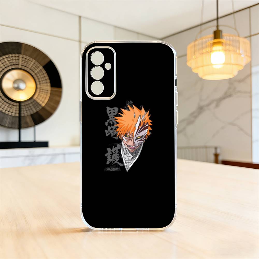

B-BLEACH Ichigo K-Kurosaki-I Phone Case Transparent Silicone Soft For SamsungA10,12,20,21S,30,31,40,50,51,52,70,71 Samsung a12