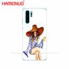 silicon phone cover case for huawei P30 PRO LITE P SMART 2019 plus p smart Z p20 lite 2019 Beautiful Love Dress Shopping Girl