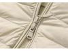 Damen Schlankmachende Leichte Daunenweste, Mittellange Sportjacke & Mütze für Herbst/Winter - Übergröße Verfügbar