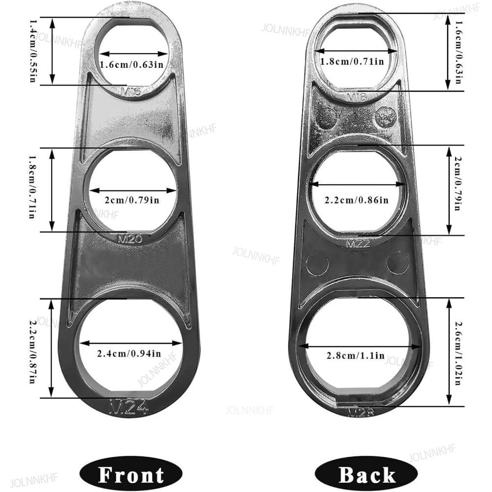 Xiaomi Plumber Faucet Aerator Wrench 6 In 1 Water Flows Adjusting Faucet Bubbler Wrench Home Bathrooms Faucets Maintaining Tools