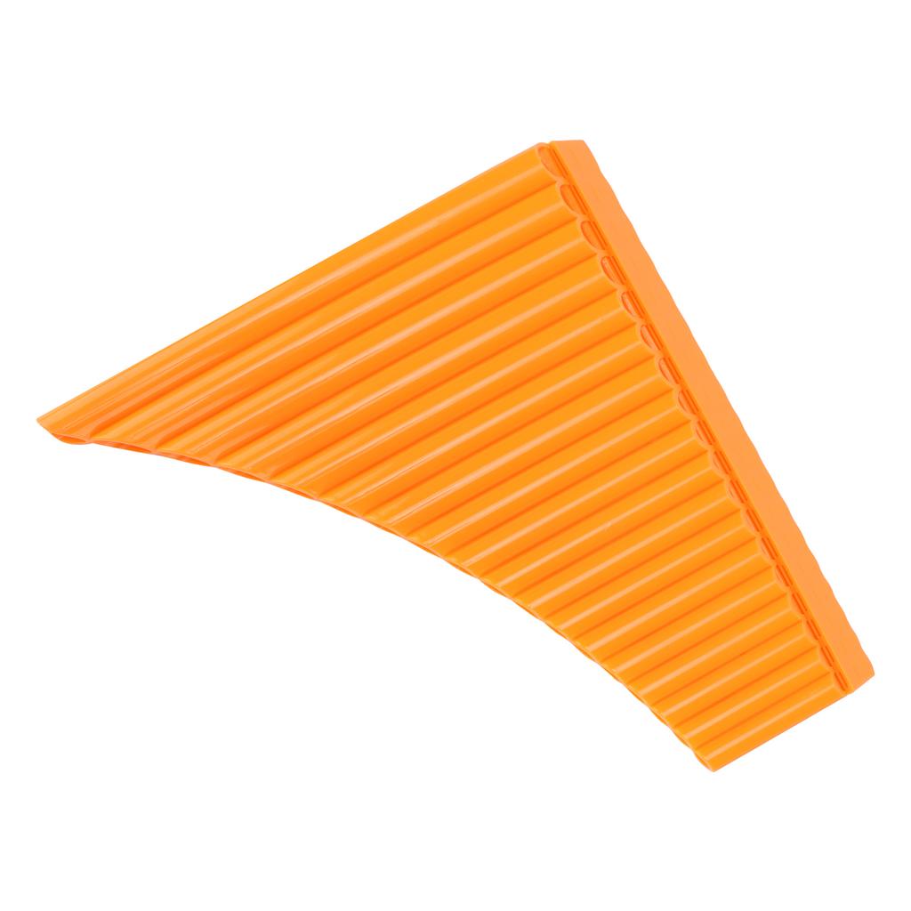 Pan Flute C Key with Cardboard Carrying Bag for Children Adults Beginners Teaching Staff Orange 18