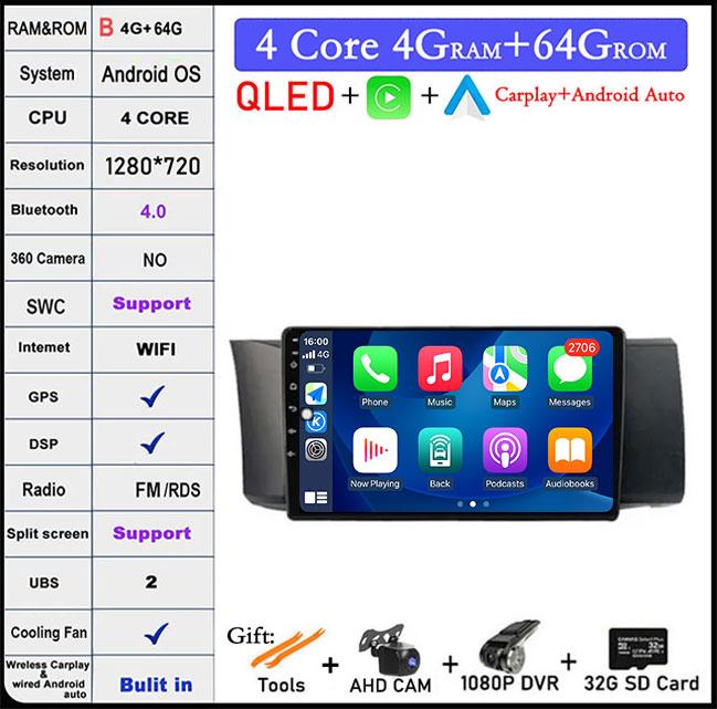 9 Inch LHD DSP Android 14 For Subaru BRZ 2012 - 2016 Car Carplay Stereo Wifi Navigation Player Autoradio Radio GPS Multimedia