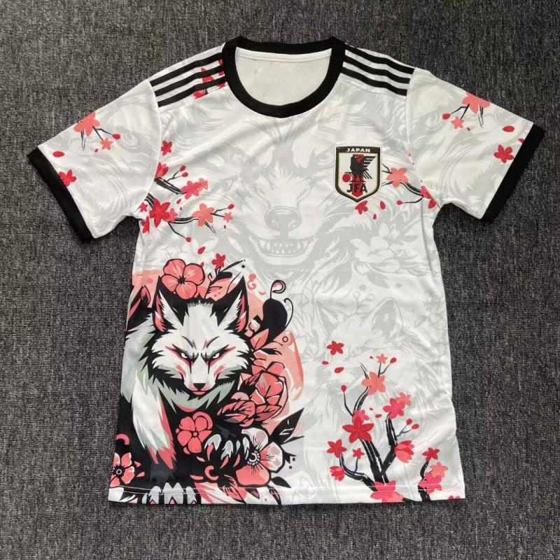 Kurzärmeliges Fußballtrikot inspiriert von der japanischen Nationalmannschaft Anime-Kollaboration Dragon Ball One Piece Naruto
