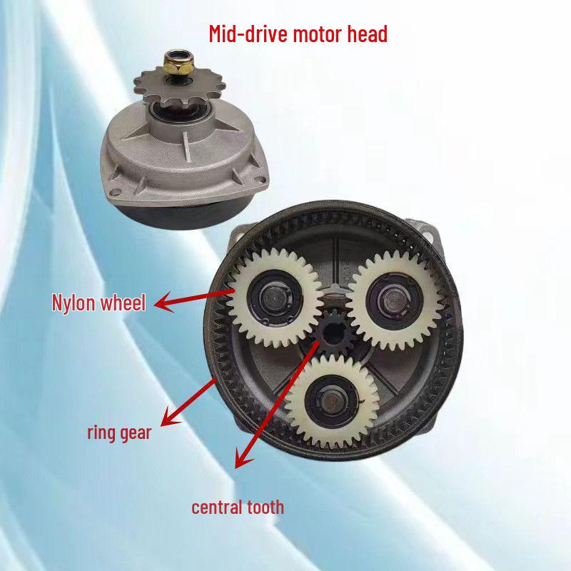 48 В 500 Вт центральный бесщеточный электродвигатель постоянного тока для трехколесного велосипеда, для сельскохозяйственной техники
