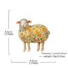 Fåre Mode Broche 4 Farver Rhinsten Blomstret Design Gedens År Mindesmærke Reversnål til Forretningsanledninger