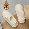 Cotton Slippers Winter Velvet Thermal Bag and Cotton Shoes Waterproof and Non-slip Large Size Slippers