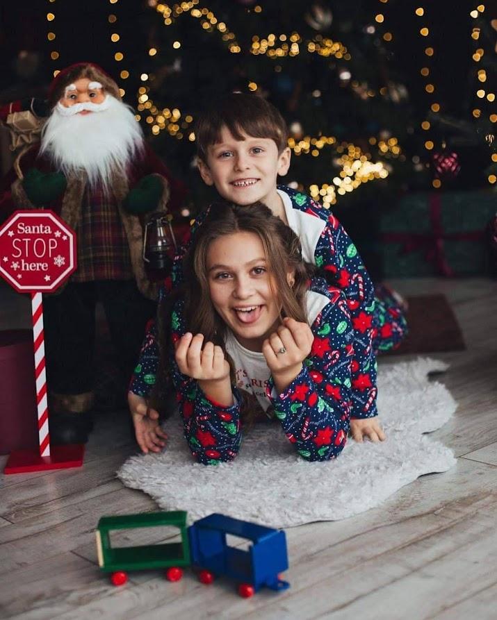 Winter Unisex Pajamas – New Year Family Style & Comfortable Fit, Winter, 6076-8 HC