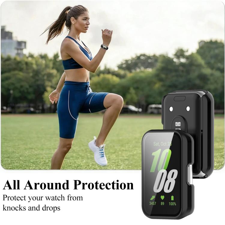 Tempered‑Film Integrated PC Anti‑Scratch Full Protective Watch Case Cover For Huawei Band 11 / 11 NFC