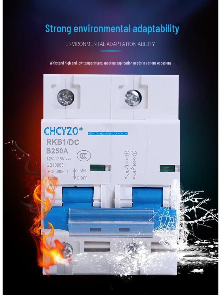 Electric Vehicle DC Circuit Breaker, 12V-120V, 150A-250A Air Switch MCB