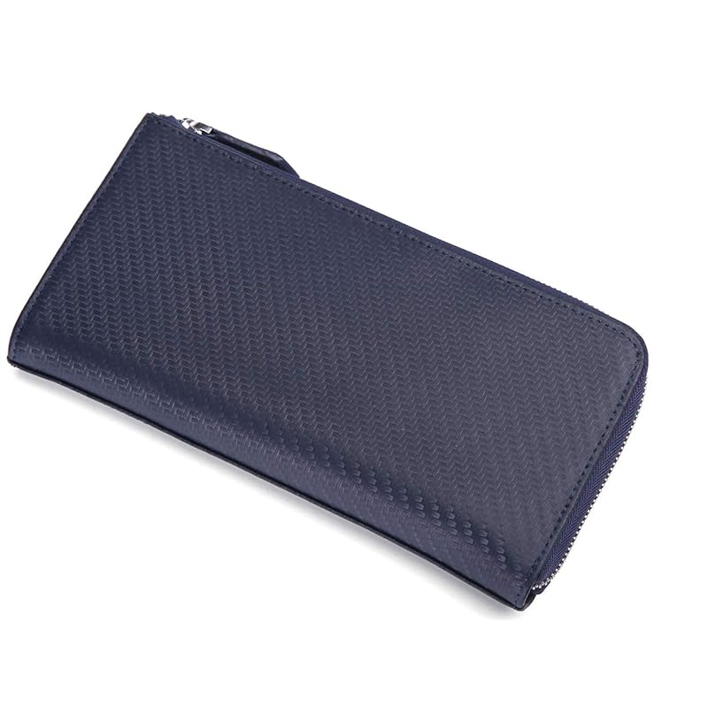 

[Legare] [Legale] long wallet With card case L-shaped zipper simple wallet wallet genuine leather carbon leather 7 colors Comes with original