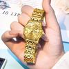 OLEVS Women's Scented Quartz Watch with Metal Band, Waterproof, Luminous, Date Display, Diamonds, Casual and Stylish, Gold