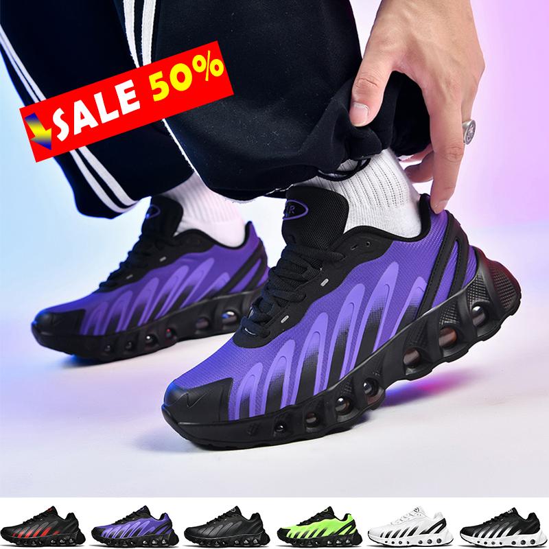 Big Size 46 Air Cushion Running Shoes for Man and Women Marathon Training Shock Absorption Midsole Sports Sneakers Road Running