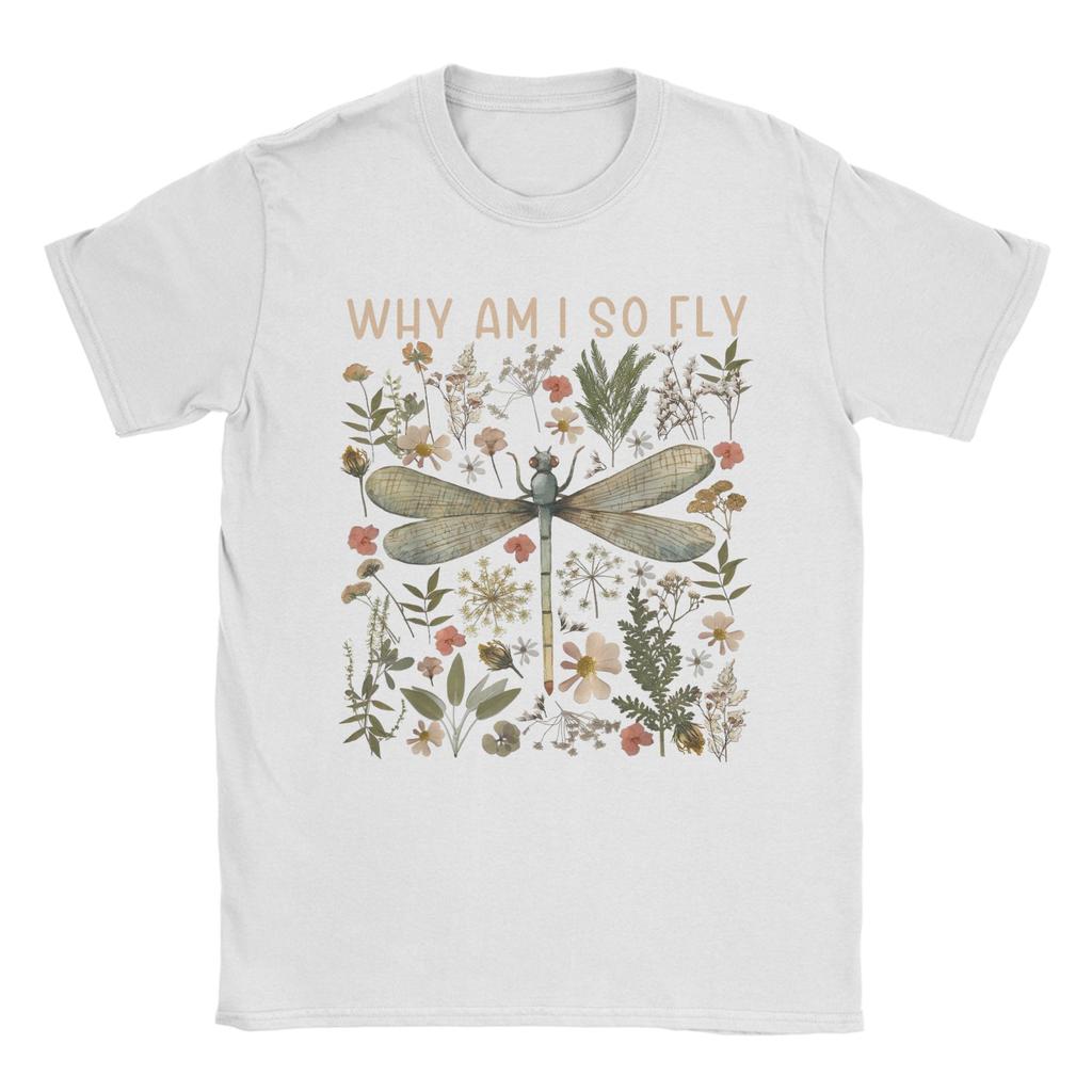 Lustig Warum bin ich so cool Lustige Libellenkunst für Insektenliebhaber T-Shirt für Unisex T-Shirts Kurzarm T-Shirt Grafik Kleidung