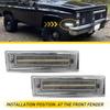 LED Front Side Marker Light For 81-91 Chevrolet GMC C10 C20 C30 Blazer C/K EOA