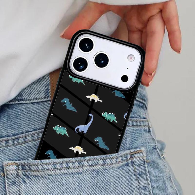 Süße Dinosaurier Baby Handyhülle für iPhone 16e 15 14 13 12 17 Pro Max Plus Air 17pro Hülle Coque