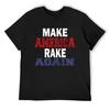 Make America Rake Again T-Shirt Tshirts Personalised Customs Blue Lock Plus Size Clothes Mens Plain T Shirts