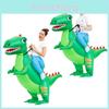 Green Inflatable Dinosaur Costume Adults Child Christmas Halloween Dress Up