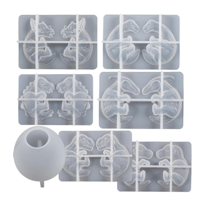 Jewelry Casting Molds,Silicone Pendant Resin Mold Dragon Egg Epoxy Resin Casting Mold for DIY Earrings Necklace Making