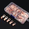 OT Type Wire Terminal Solid Copper Red Copper Crimp Terminals Bare Nose Lugs Round Lug Open Mouth Cable Crimping Application