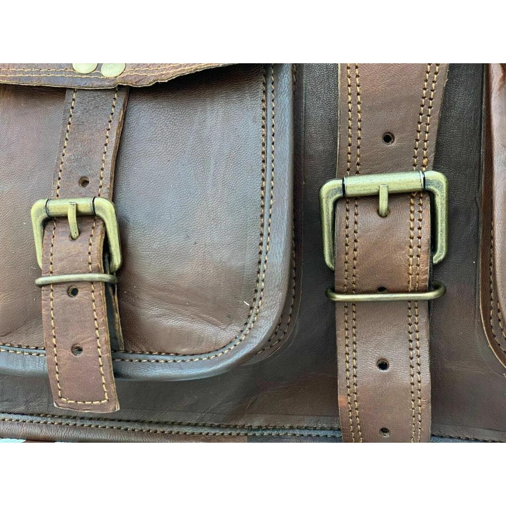 Handbag Shoulder Laptop Messenger Satchel Bag (Travel Case) Leather Men's