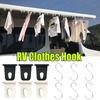 Durable Material RV Awning Hook Foldable Design Camping Awning Hook  Truck Awning