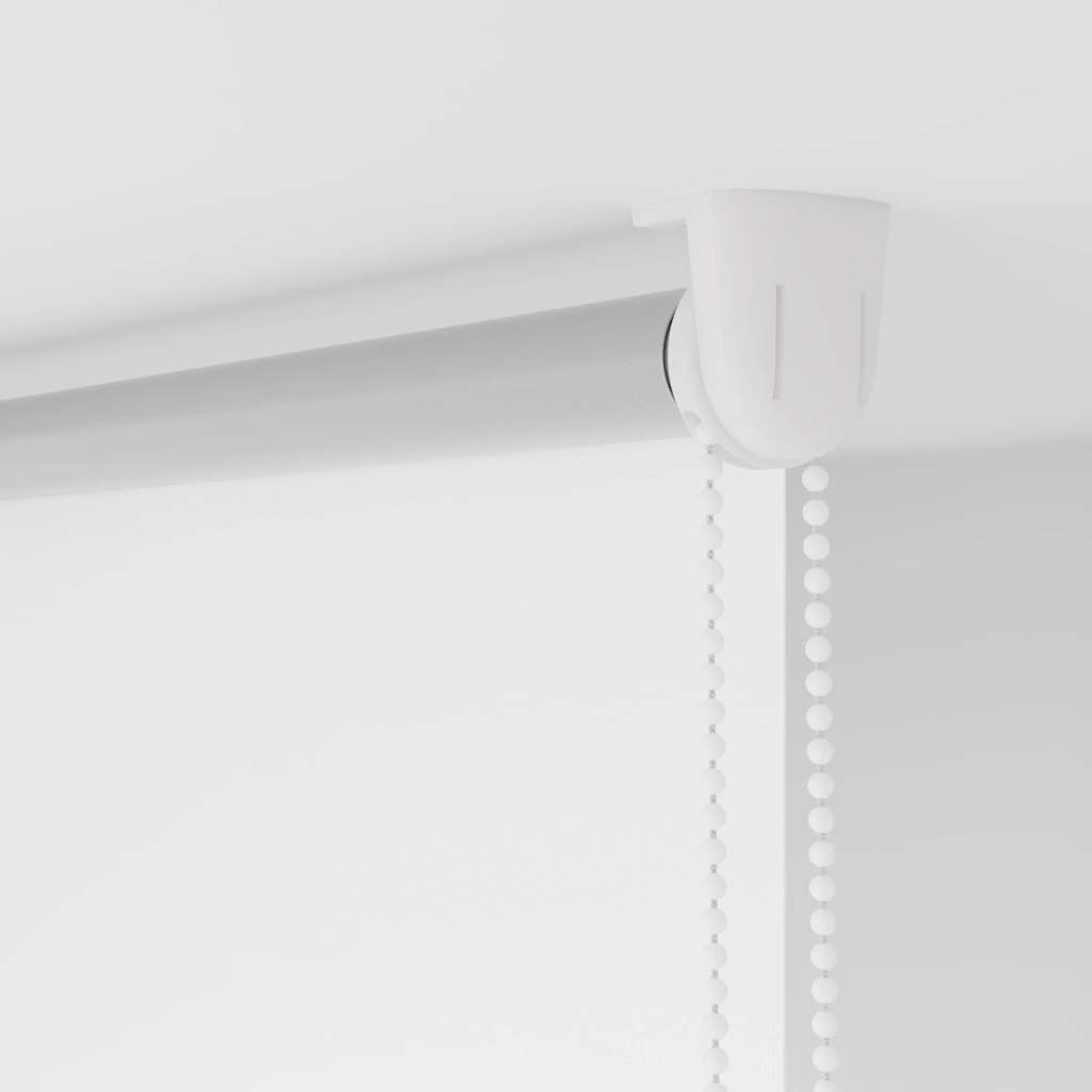 Blackout Roller Blind White 65x210 cm Fabric Width 60.7 cm Polyester