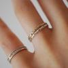 OURPIERRE STRING ROPE CHAIN RING SILVER