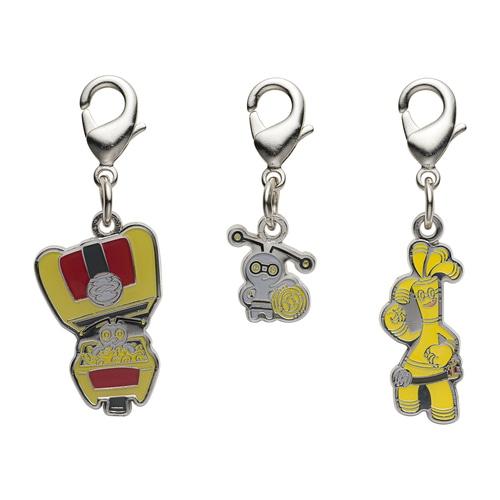 [Pokemon] Pokemon Center National Pokedex Metal Charm: Gimmighoul & Gholdengo Set (#999-1000)