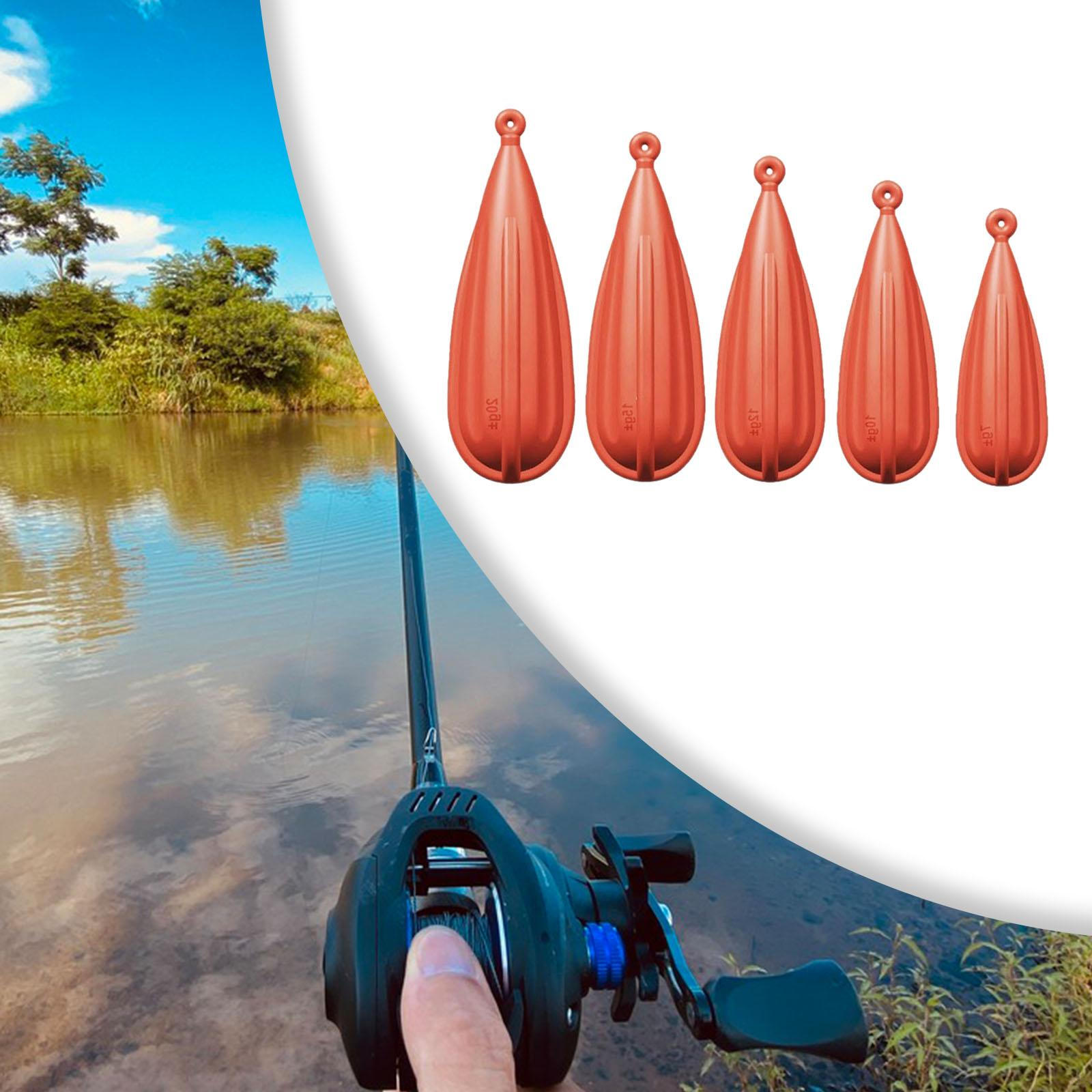 

Beginner s Fishing Casting Kit with Assorted Lures Orange 5pcs