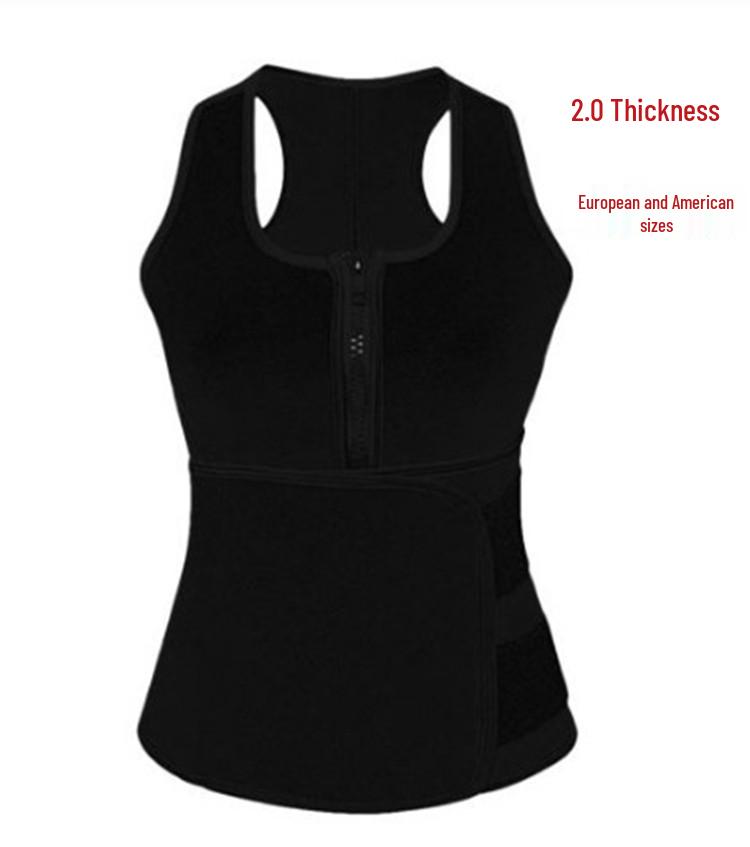 

Men s European/American Vest Waist Cincher: Abdomen Control, Sweat-Wicking Sports Zipper Body Shaper - Linen Grey L чёрный