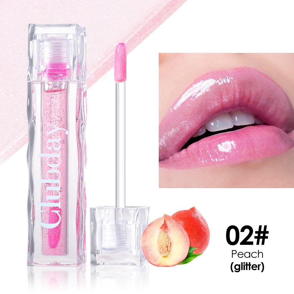 Feuchtigkeitsspendender und pflegender Lippenstift, fruchtiger Lippen-Gloss, langanhaltende Feuchtigkeit, temperaturverändernder Lippen-Glanz, Spiegeleffekt, wässriges Lippenöl