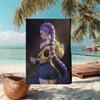 1pc KPop Demon Hunters RUMI2 Beach Towel, Comfortable and Thick, and Swimming/Bath/Picnic/Camping Towel, Suitable for Seaside Beaches