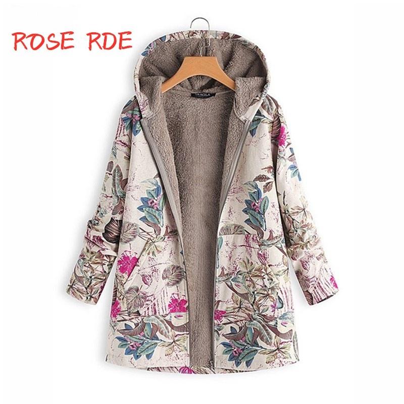 

Women s Printed Cotton Plush Hooded Sweater Jacket European American Popular Tops 5XL рожевий