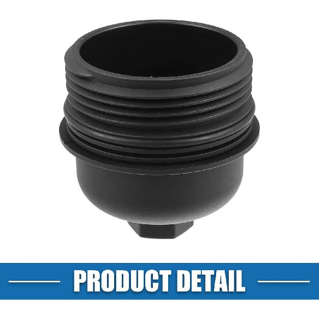 Engine Oil Filter Housing Cover Cap 26350-3CAB1 for Kia Sedona 2015-2018 Plastic Black