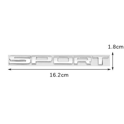 High Quality 3D SPORT Letter Metal Emblem Badge Decals Fit For Land Range Rover SV Car Rear Trunk Trim Sticker