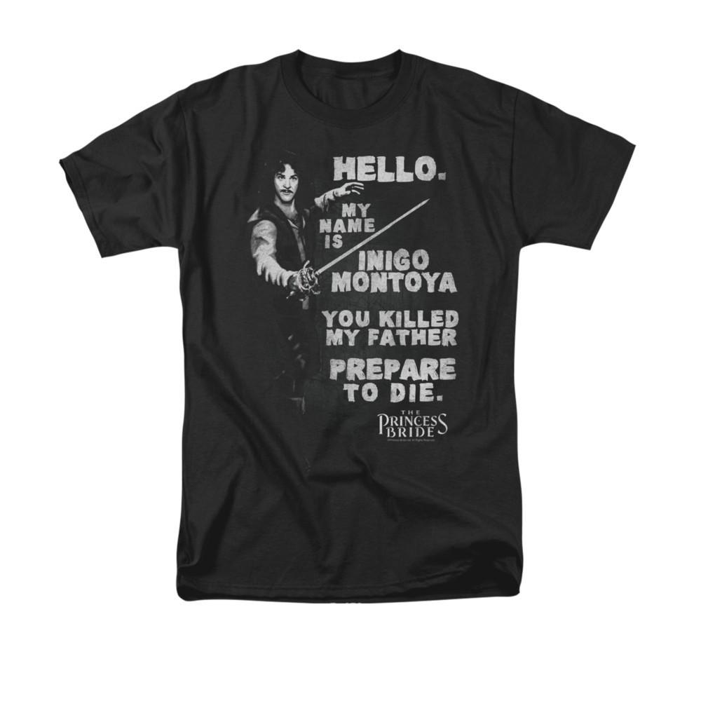 PRINCESS BRIDE Name Is Inigo Montoya Licensed Men s Graphic Tee Shirt SM-6XL Unisex T-Shirt S