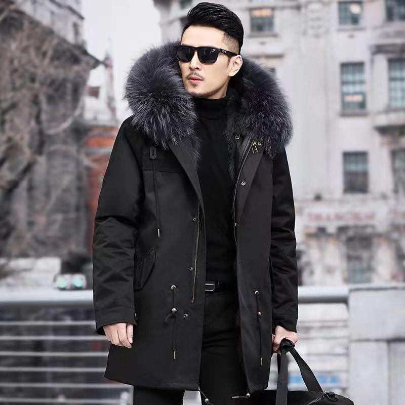 

Парка унисекс со съемным мехом - коллекция осень/зима 2024 г. 3XL