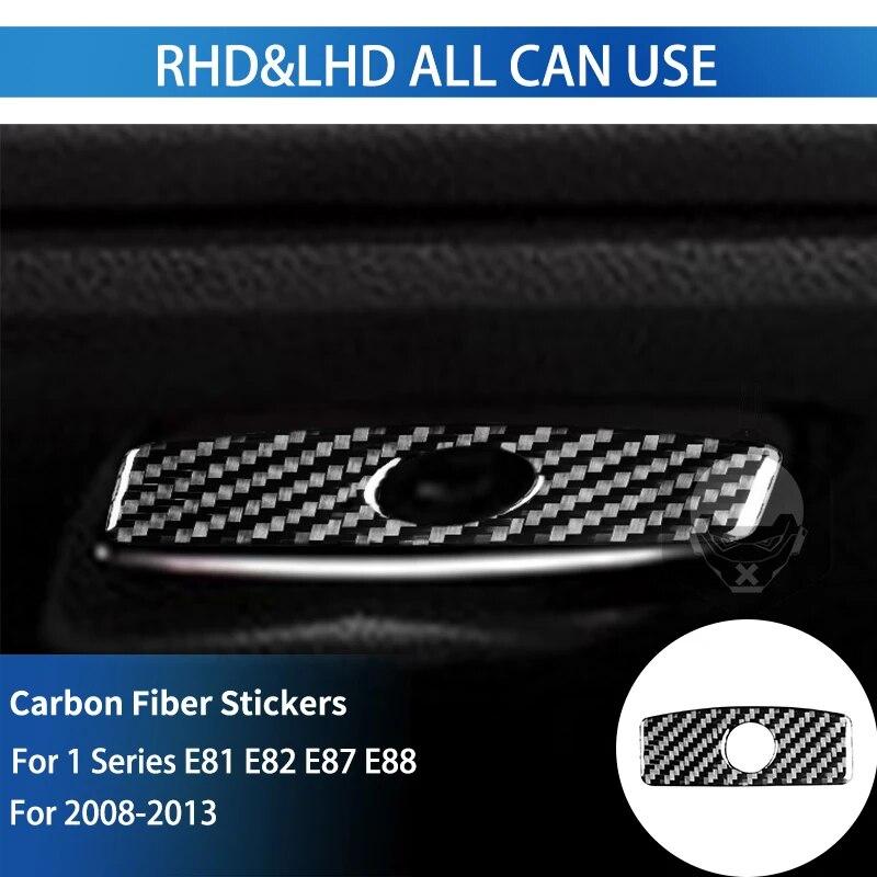 

Для BMW 1 серии E81 E82 E87 E88 2008-2013 Накладка переключения передач Наклейка из углеродного волокна Коробка передач Интерьер автомобиля Отделка панели центральной консоли K