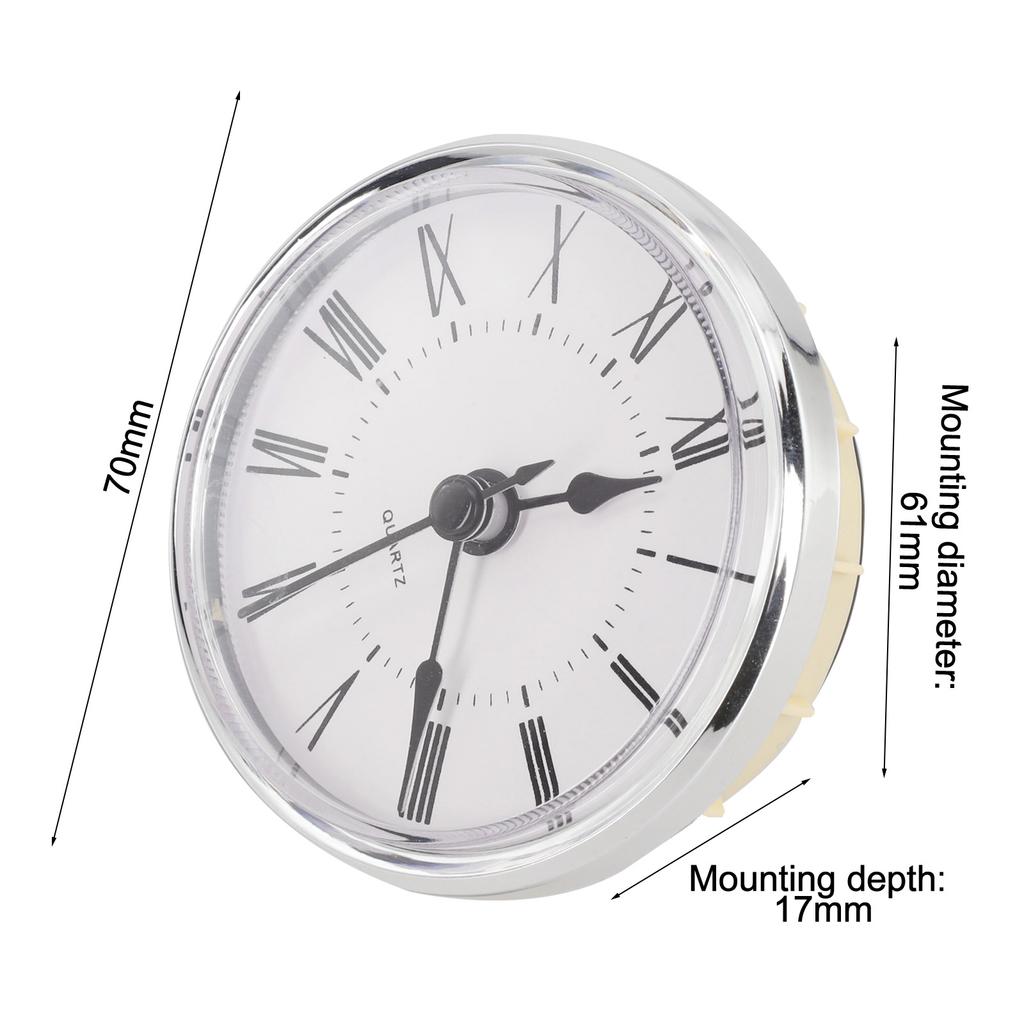 70MM Clock Inserts Clock Movement Mechanism DIY Clock Repair High Quality Precision Movement Easy Battery Installation