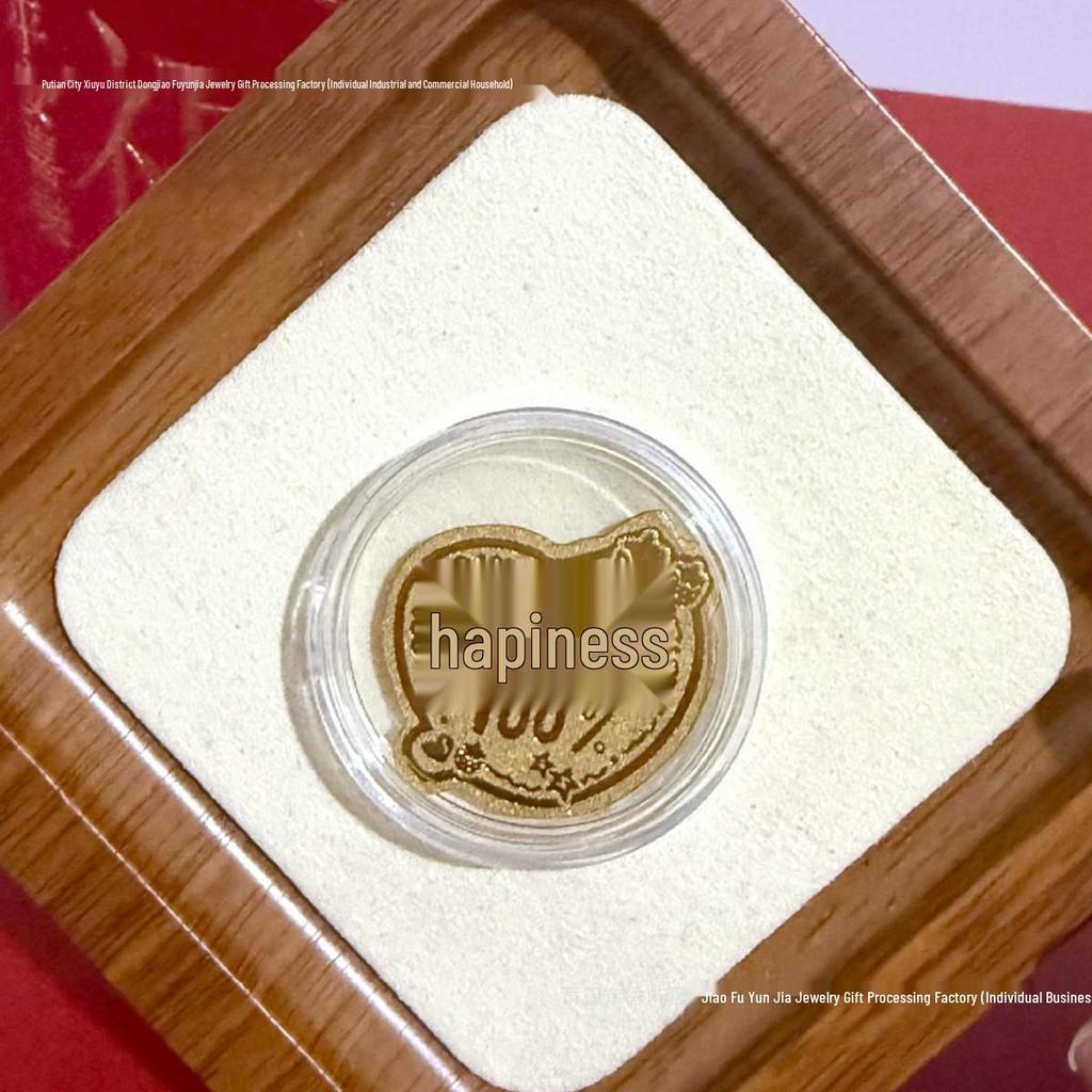 Pure Gold 999 Horse Year Phone Sticker for Wealth and Health - Popular Douyin Live Seller