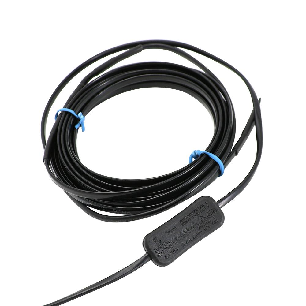 1~10m EU Plug with Power Switch Self Regulating Heating Cable for Water Pipe Freeze Protection Pre-Assembled HeatingWarm Wire