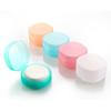 Compact Plastic Makeup Cotton Storage Box Square Design Clear Container Dustproof Lid For Small Spaces Travel