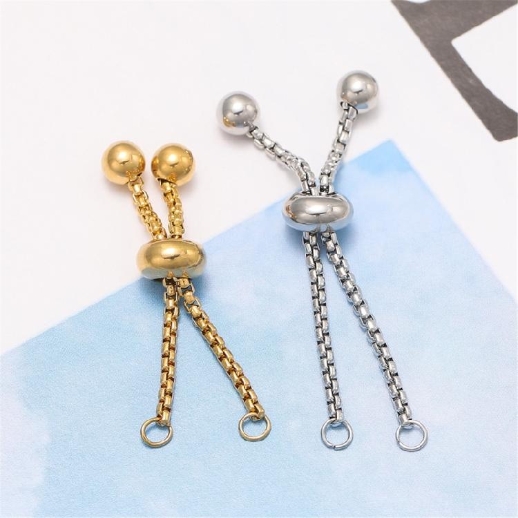 3PCS Extendable Chain Interchangeable Chain Suitable for Bracelets and Necklaces