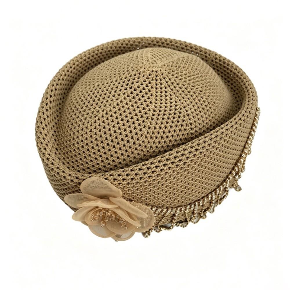 Solid Women's Pillbox Hat Structured Crown Painter Hat New Round Dress Hat  Formal Occasions