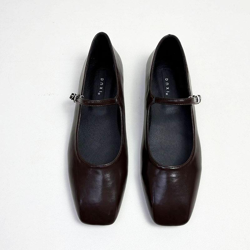 Fashion Fashion Buckle Strap Ladies Flats With Shoes Summer Spring Casual Female Shallow Women Mary Janes Flats Shoes
