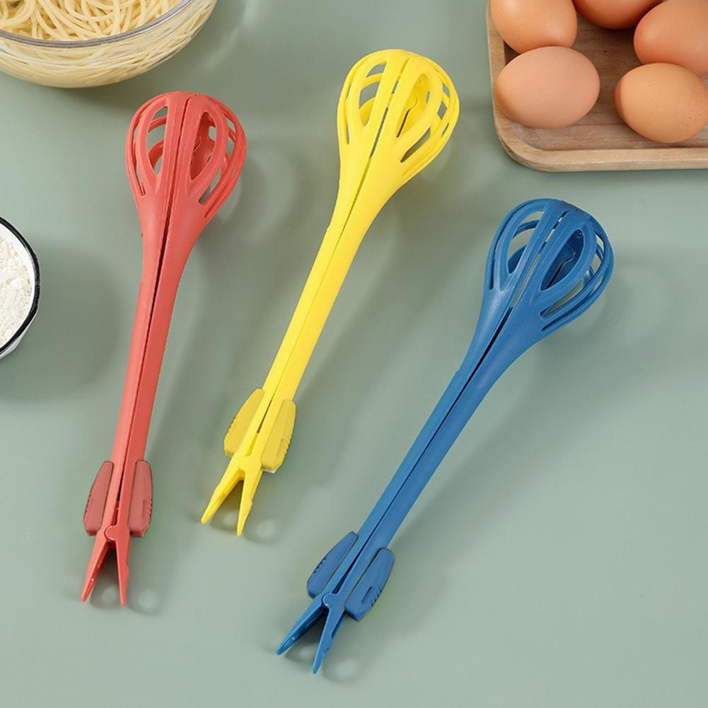 Multifunctional Kitchen Tongs Cordless Kitchen Mixer Versatile Kitchen Tool Set Multifunctional Egg Beater Food Clip for Cooking