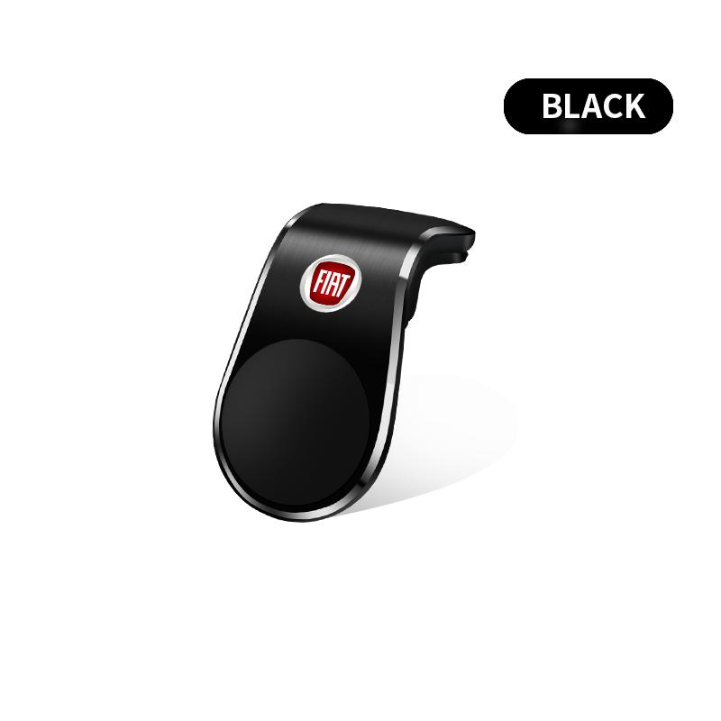 Magnetyczny L-kształtny Uchwyt na Telefon GPS do Samochodu Dedykowany Emblemat dla Fiat Abbas 500 Punto 124 125 500 Bravo Stilo Panda Abarth Tipo Viaggio
