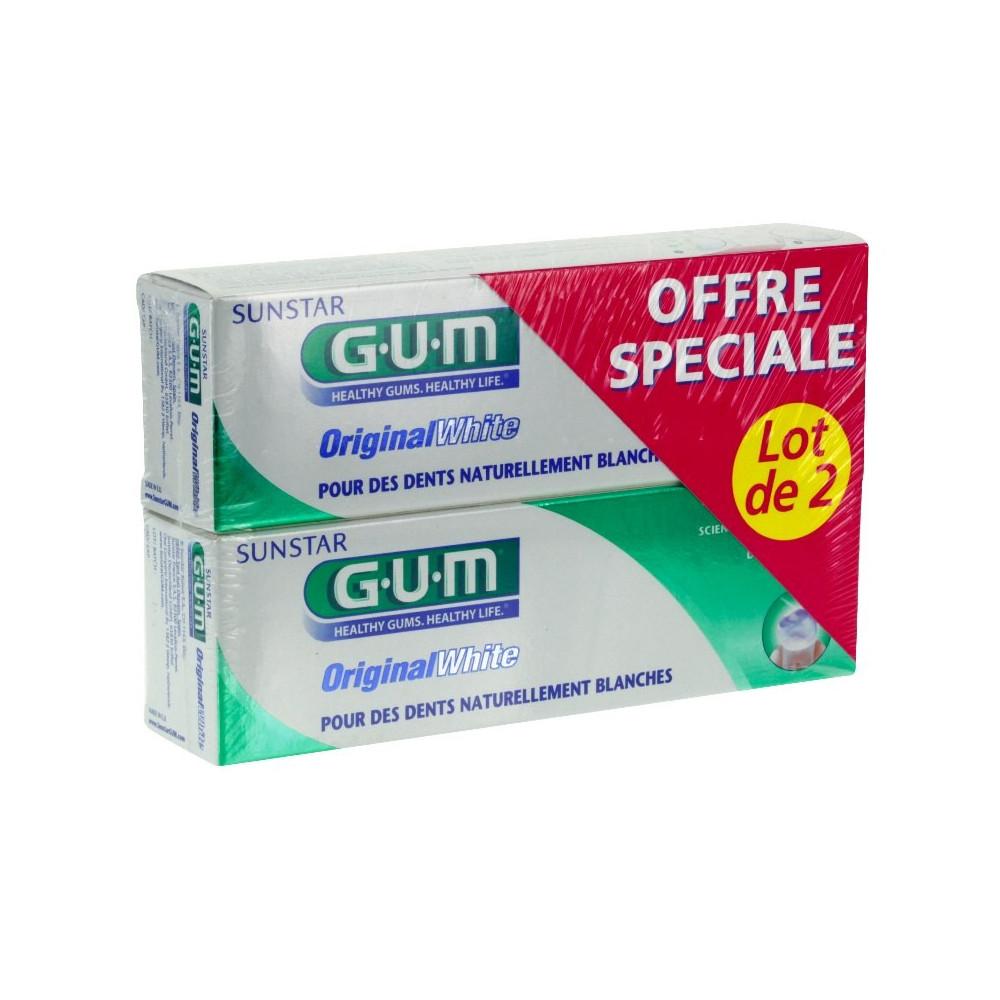 

Зубная паста Gum Toothpaste Original White 75 мл, упаковка из 2 шт.