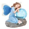 Solar Garden Fairy Statue Housewarming Ornament Unique Present Solar Garden Statue Outdoor Decor for