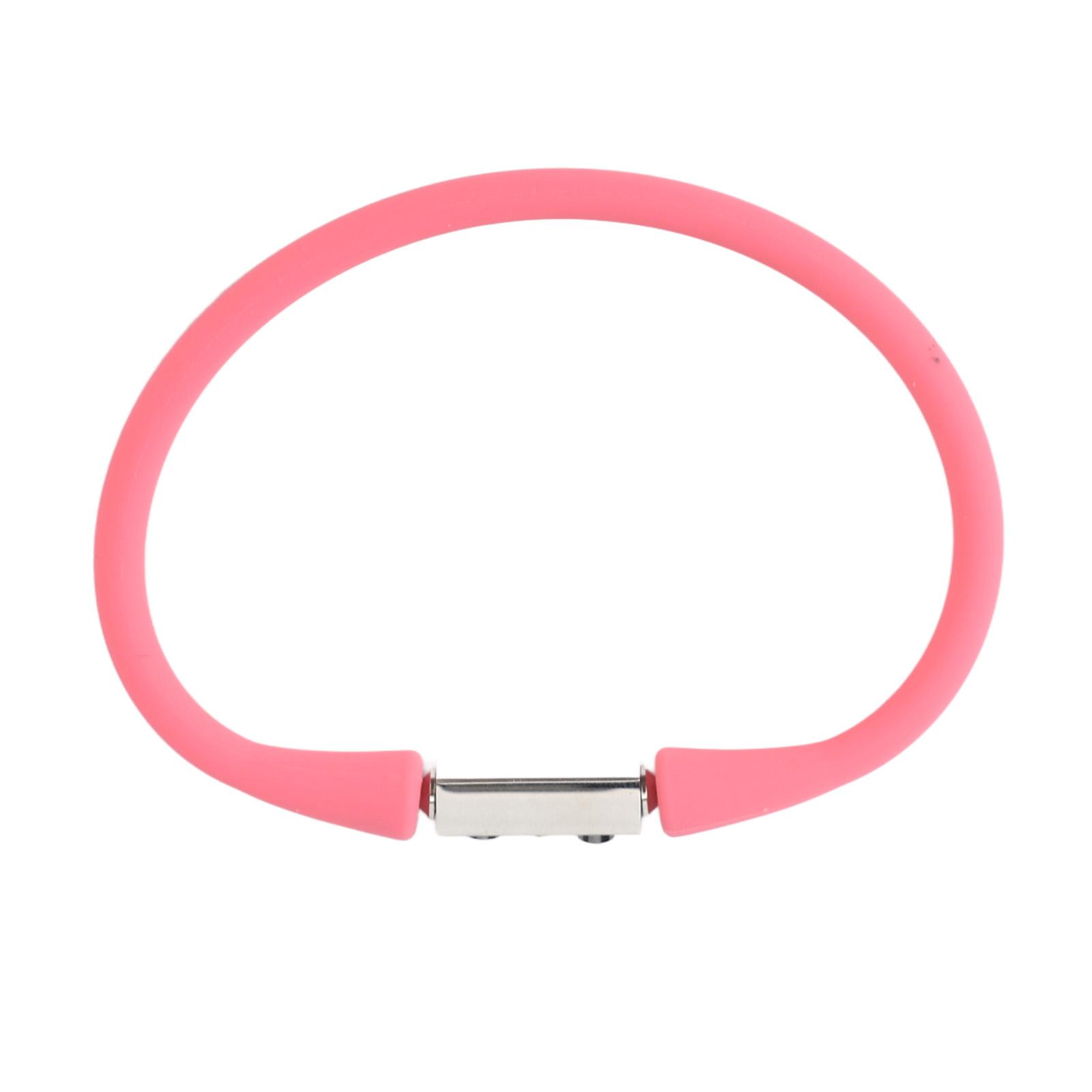 

Отрицательный Ионный Баланс Энергии Браслет Мужчины Женщины Магнитная Терапия Силиконовый Спортивный Браслет для розовый